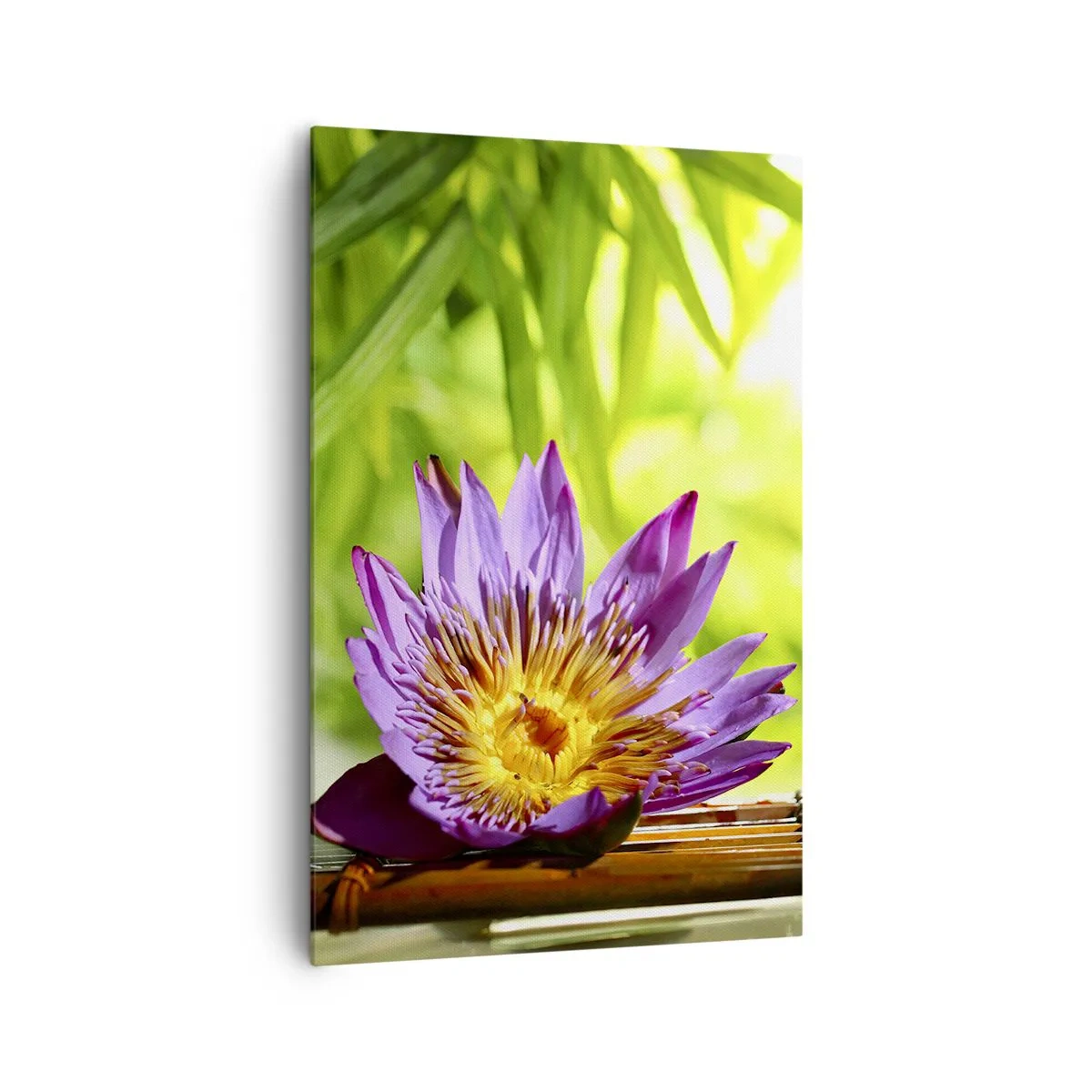 Canvastavla - Bild på duk - I asiatisk sol - 80x120 cm