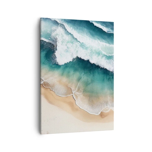 Canvastavla - Bild på duk - Ett evigt möte - 50x70 cm