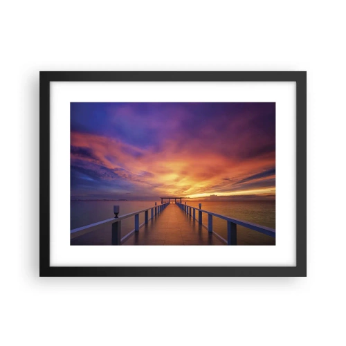 Affisch i svart ram - Utan ände - 40x30 cm