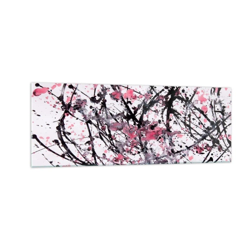 Glastavla - Bild på glas - Livets flyktiga natur - 140x50 cm