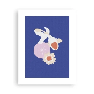 Affisch - Sammansättning av blommor och knoppar - 30x40 cm