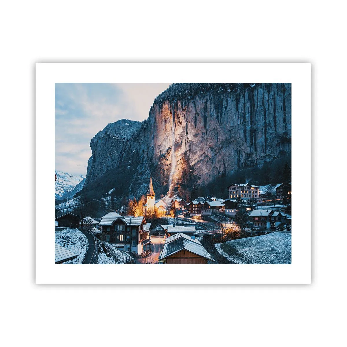 Affisch - Vinterns ljusa ande - 50x40 cm