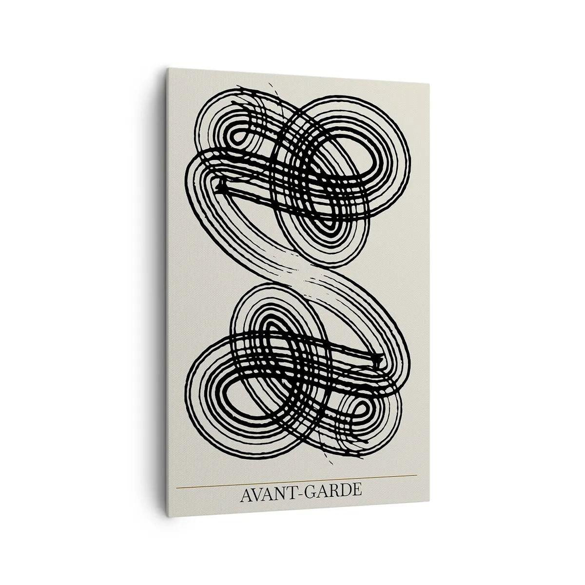 Canvastavla - Bild på duk - Det kom ut spontant - 80x120 cm