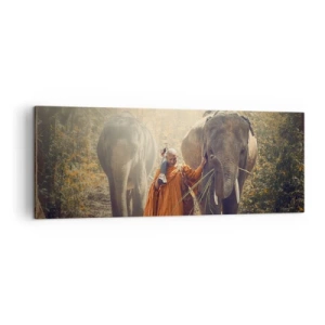 Canvastavla - Bild på duk - Full förståelse - 140x50 cm
