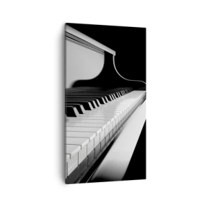 Canvastavla - Bild på duk - Harmoni av former och färger - 45x80 cm