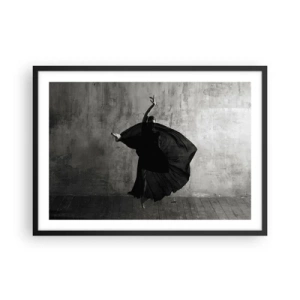 Affisch i svart ram - Full av passion - 70x50 cm