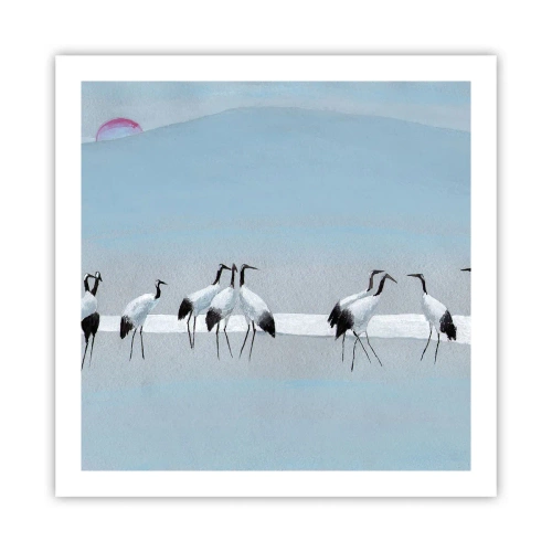 Affisch - Efter en het dag - 60x60 cm