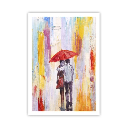 Affisch - Må det fortsätta regna - 70x100 cm