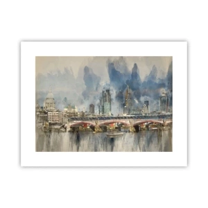 Affisch - London i hela sin prakt - 40x30 cm