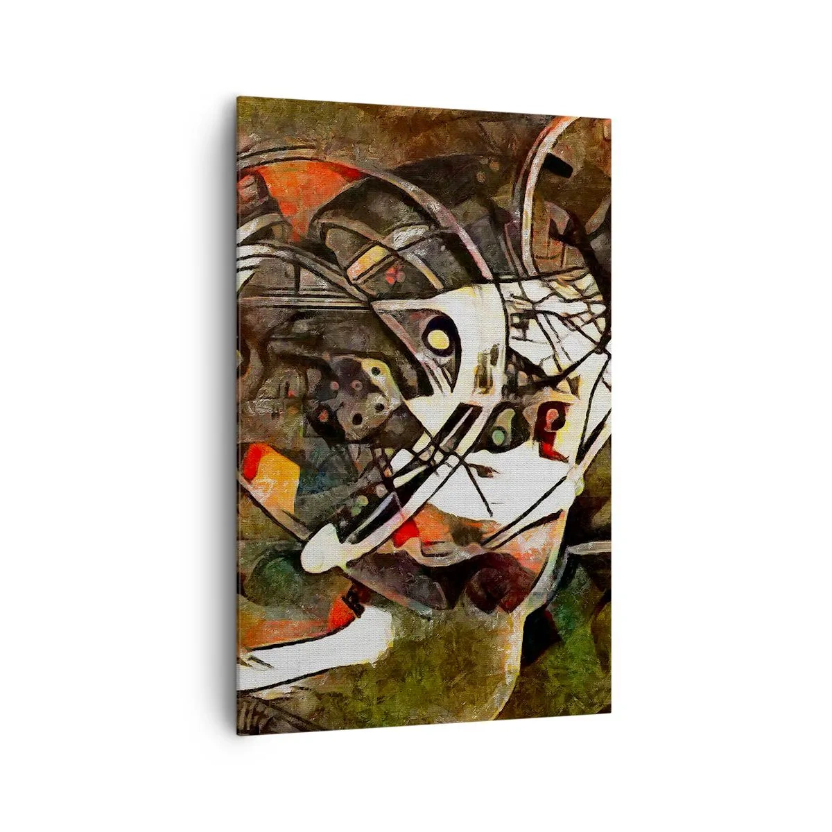 Canvastavla - Bild på duk - Hör du rörelse? - 80x120 cm