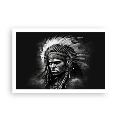 Affisch - Hövding och krigare - 91x61 cm