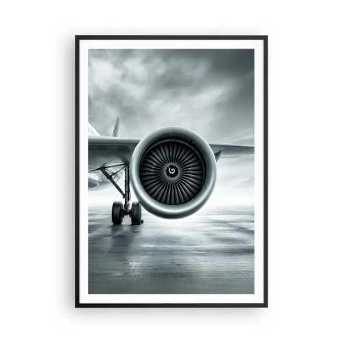 Affisch i svart ram - Kraften finns! - 70x100 cm