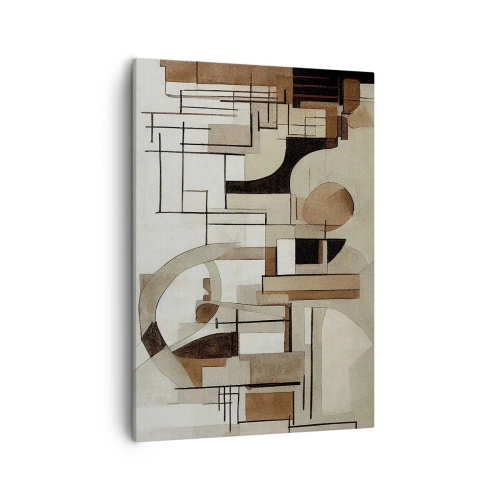 Canvastavla - Bild på duk - Stadsbild 2.0 - 50x70 cm