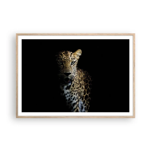 Affisch i ram av ljusek - Mörk skönhet - 100x70 cm