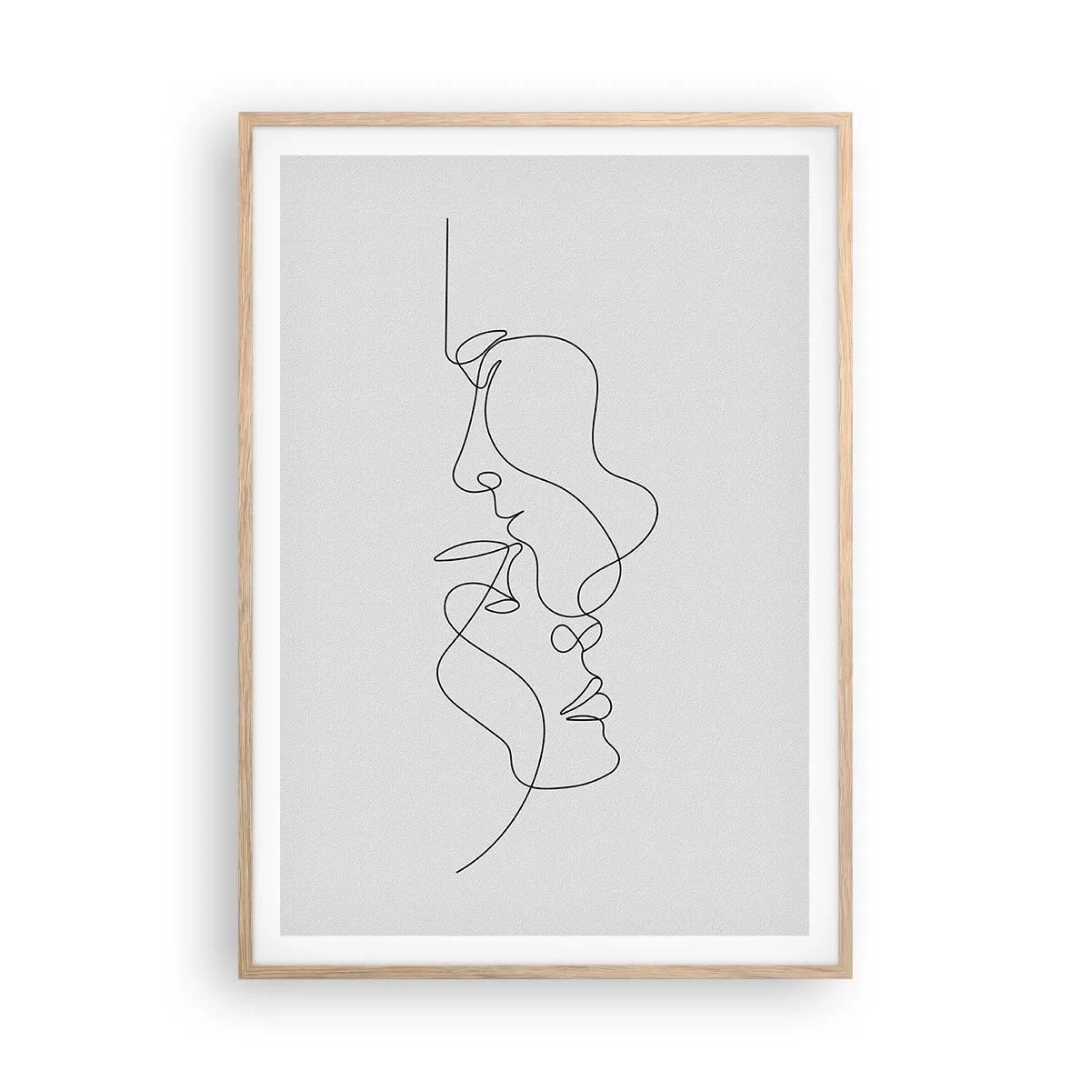 Affisch i ram av ljusek - Sentimentala lustens glöd - 70x100 cm