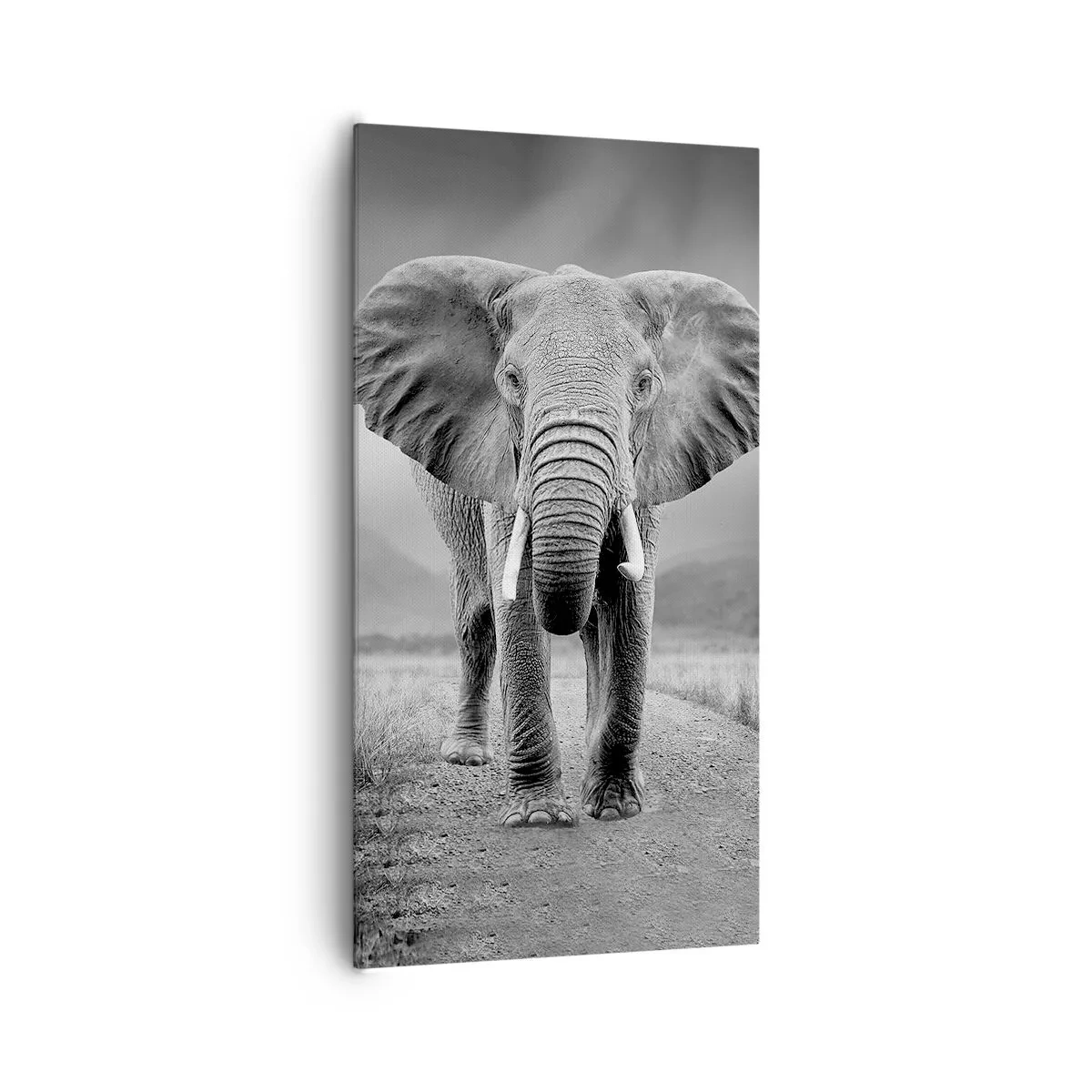 Canvastavla - Bild på duk - Värden hälsar välkommen - 65x120 cm