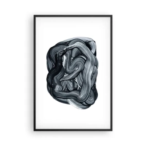 Affisch i svart ram - Det är inte så enkelt - 61x91 cm
