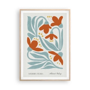 Affisch i ram av ljusek - Mot jorden, mot solen - 70x100 cm