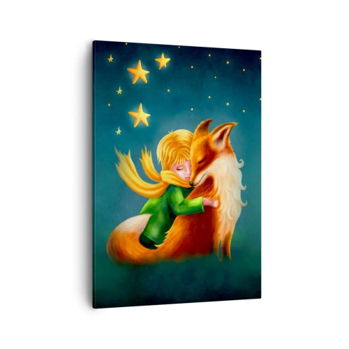 Canvastavla - Bild på duk - Lilla prinsen - 50x70 cm