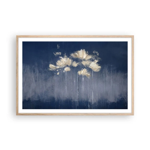 Affisch i ram av ljusek - Som kronblad i vinden - 91x61 cm