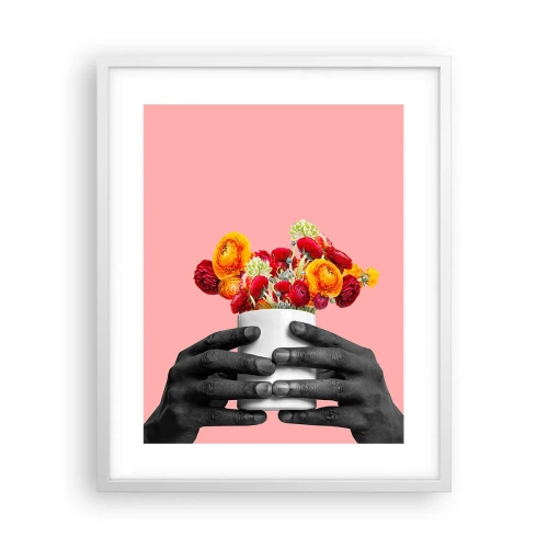 Affisch i vit ram - Livets apoteos - 40x50 cm