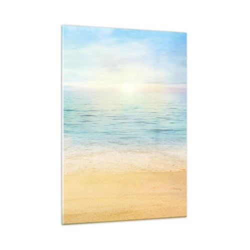 Glastavla - Bild på glas - Det stora blåa - 50x70 cm