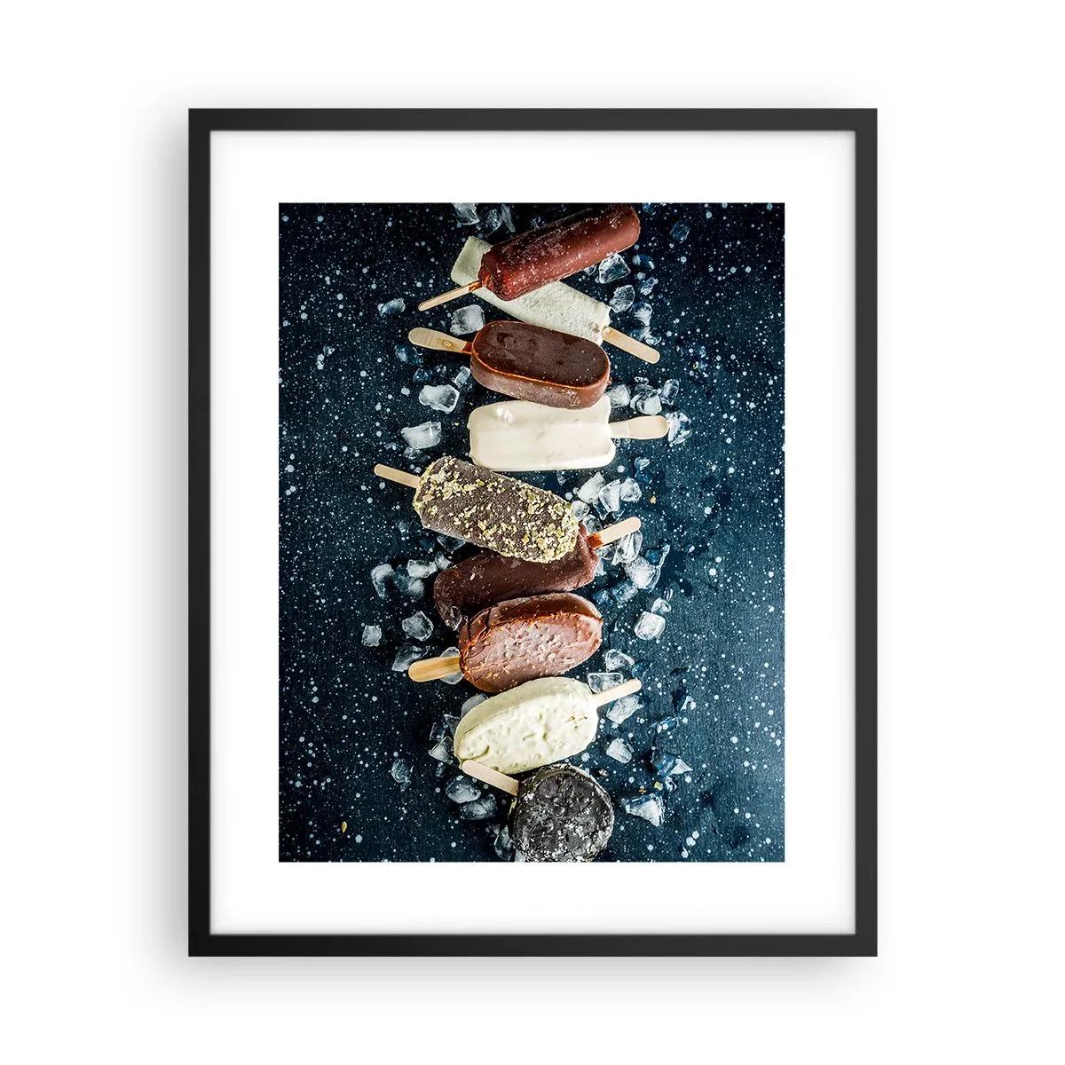 Affisch i svart ram - Smak av varm sommar - 40x50 cm