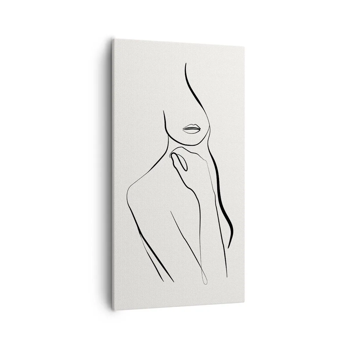 Canvastavla - Bild på duk - Melankolins våg - 55x100 cm