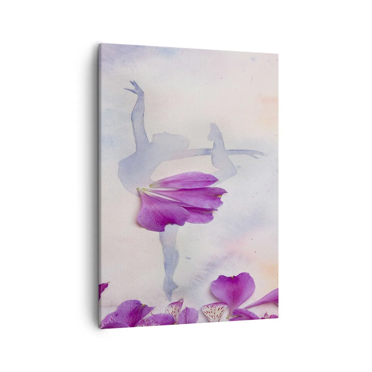 Canvastavla - Bild på duk - Ömtålig som en blomma - 50x70 cm