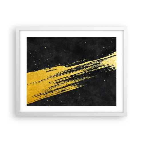 Affisch i vit ram - Hoppa in i hyperrymden - 50x40 cm