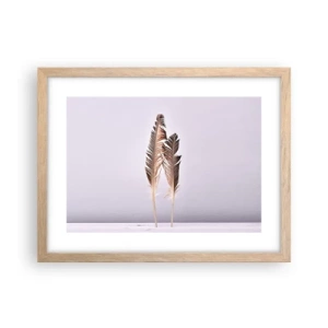 Affisch i ram av ljusek - Mot intet - 40x30 cm