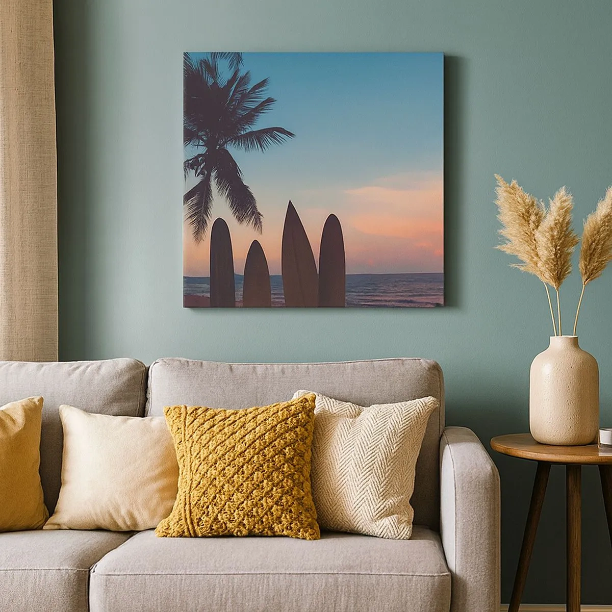 Canvastavla - Bild på duk - Imorgon blir det också kul - 30x30 cm