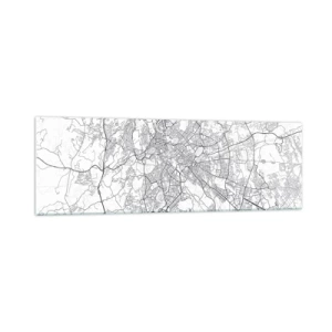 Glastavla - Bild på glas - Romersk ring - 160x50 cm