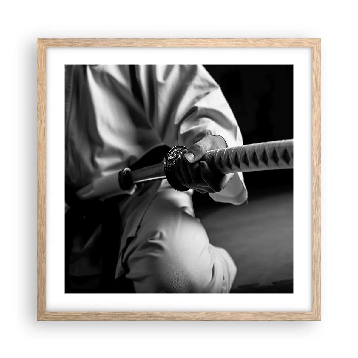 Affisch i ram av ljusek - Kämpens själ - 50x50 cm