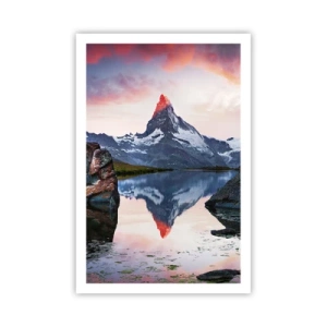 Affisch - Bergens hjärta är hett - 61x91 cm