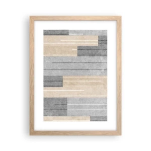 Affisch i ram av ljusek - Komposition: allt i lod - 30x40 cm