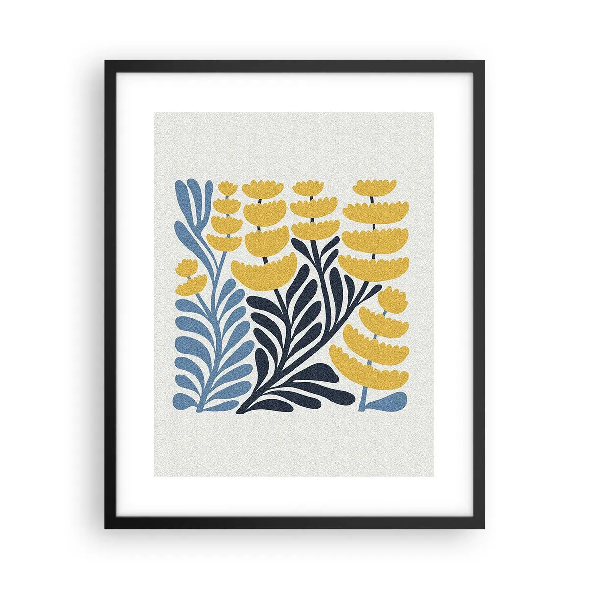 Affisch i svart ram - Solig rabatt - 40x50 cm