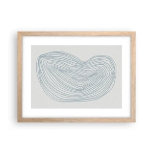 Affisch i ram av ljusek - Droppens leende - 40x30 cm