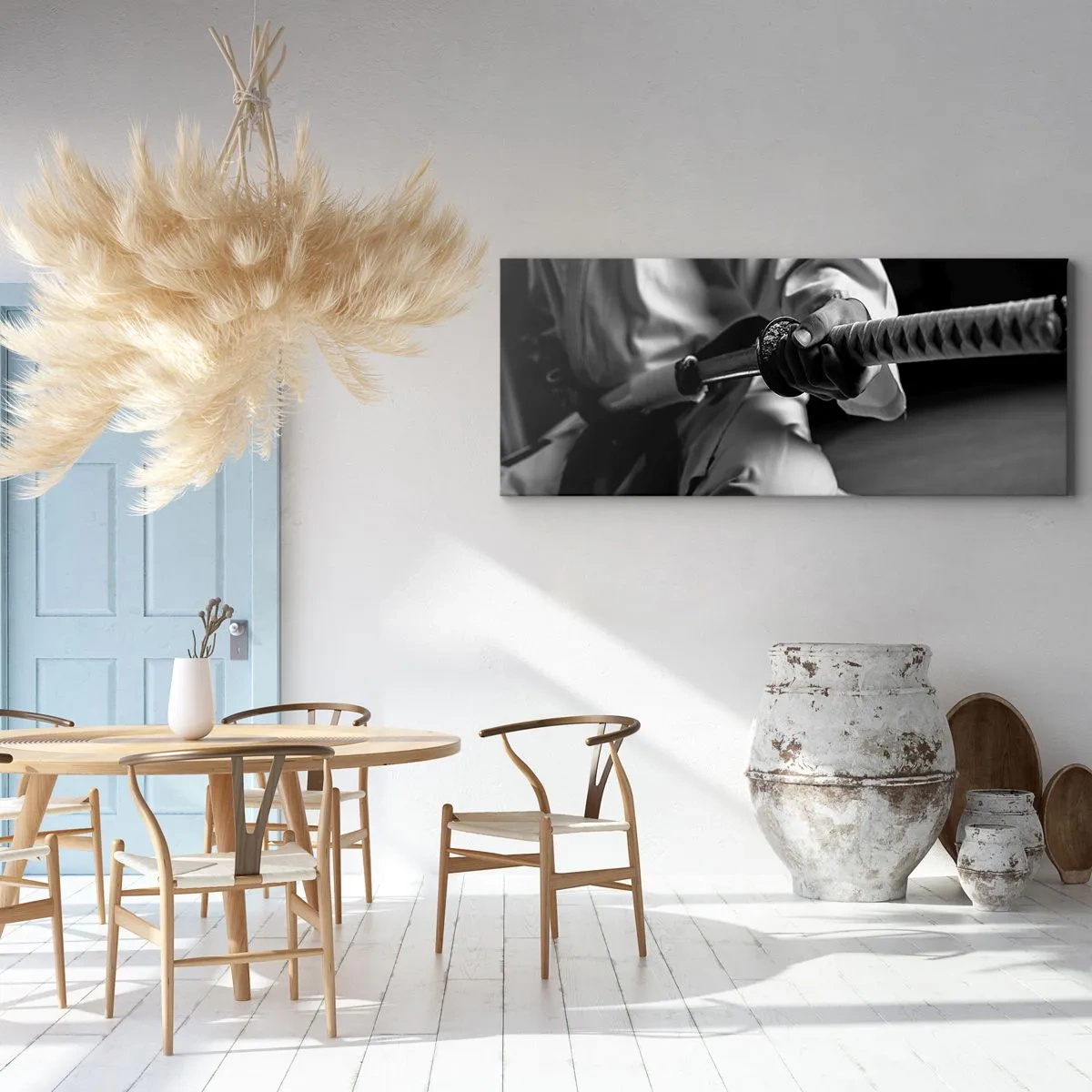 Canvastavla - Bild på duk - Kämpens själ - 90x30 cm