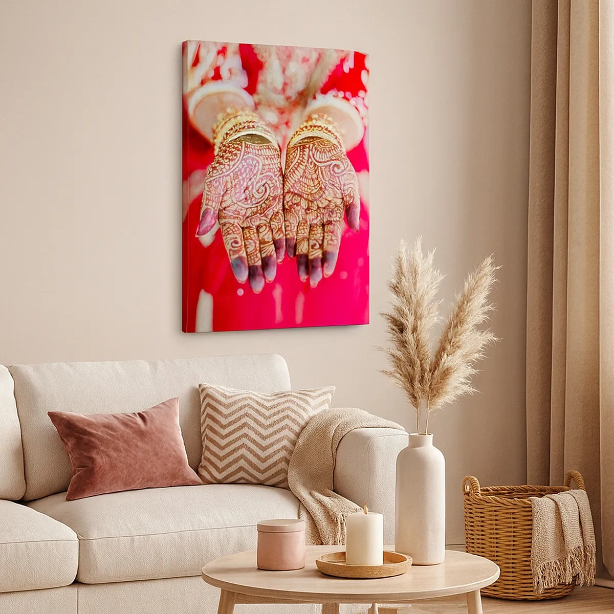 Canvastavla - Bild på duk - Redo att fånga lyckan - 50x70 cm