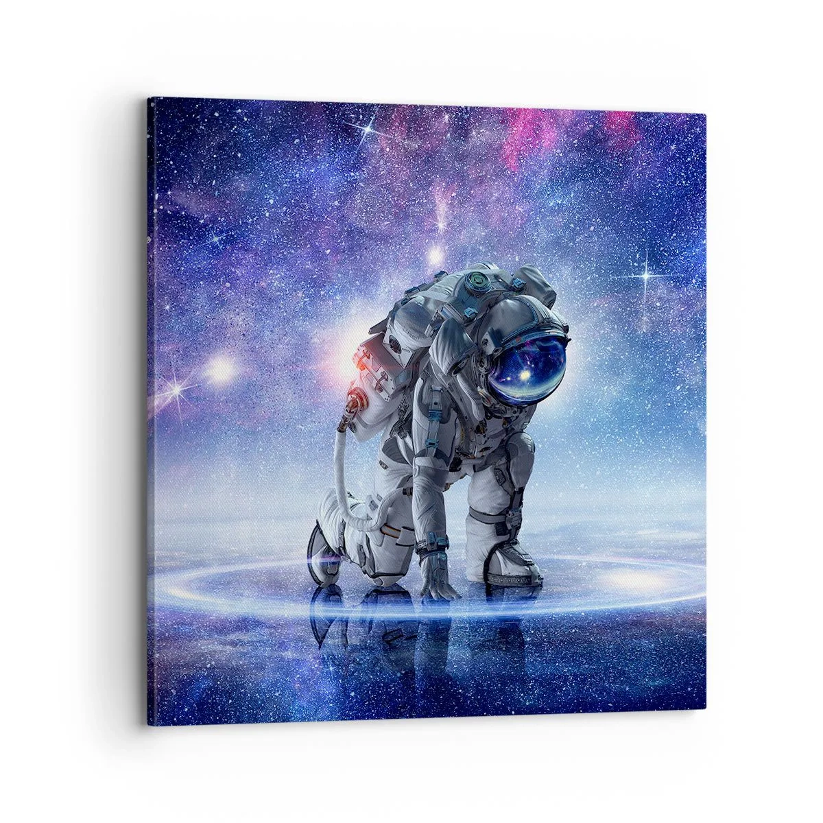 Canvastavla - Bild på duk - Stjärnig himmel över mig - 70x70 cm