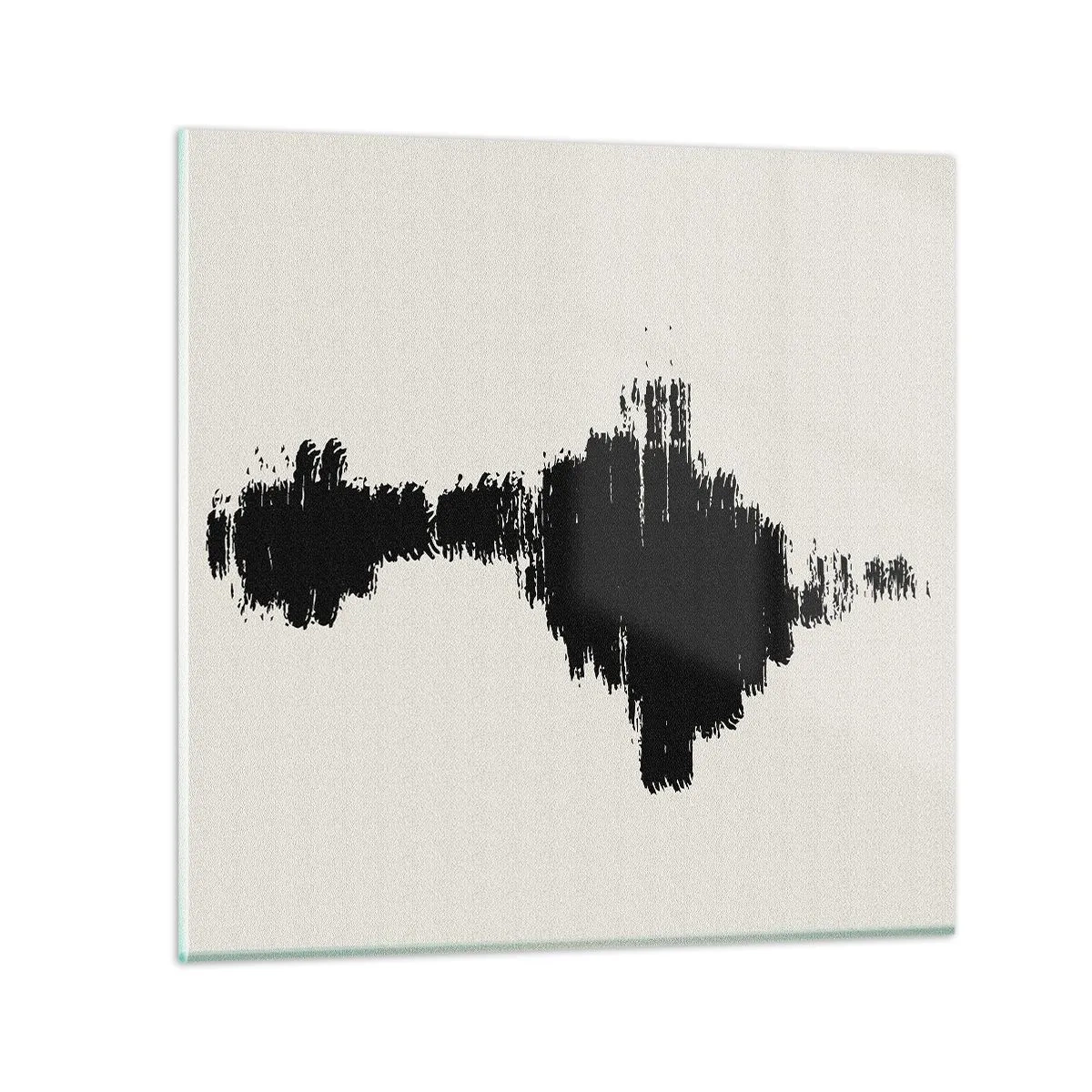 Glastavla - Bild på glas - Fantasins vibrationer - 60x60 cm