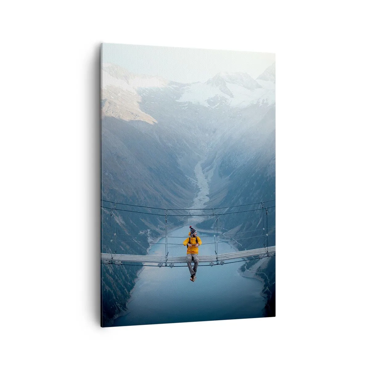 Canvastavla - Bild på duk - Beundran i upphängt läge - 70x100 cm