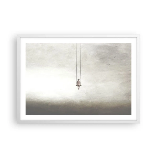 Affisch i vit ram - Barn i oss - 70x50 cm