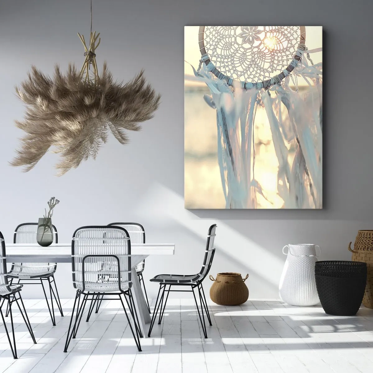 Canvastavla - Bild på duk - Spetstotem - 50x70 cm