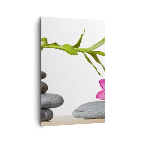 Canvastavla - Bild på duk - Livets färger och varaktighet - 80x120 cm