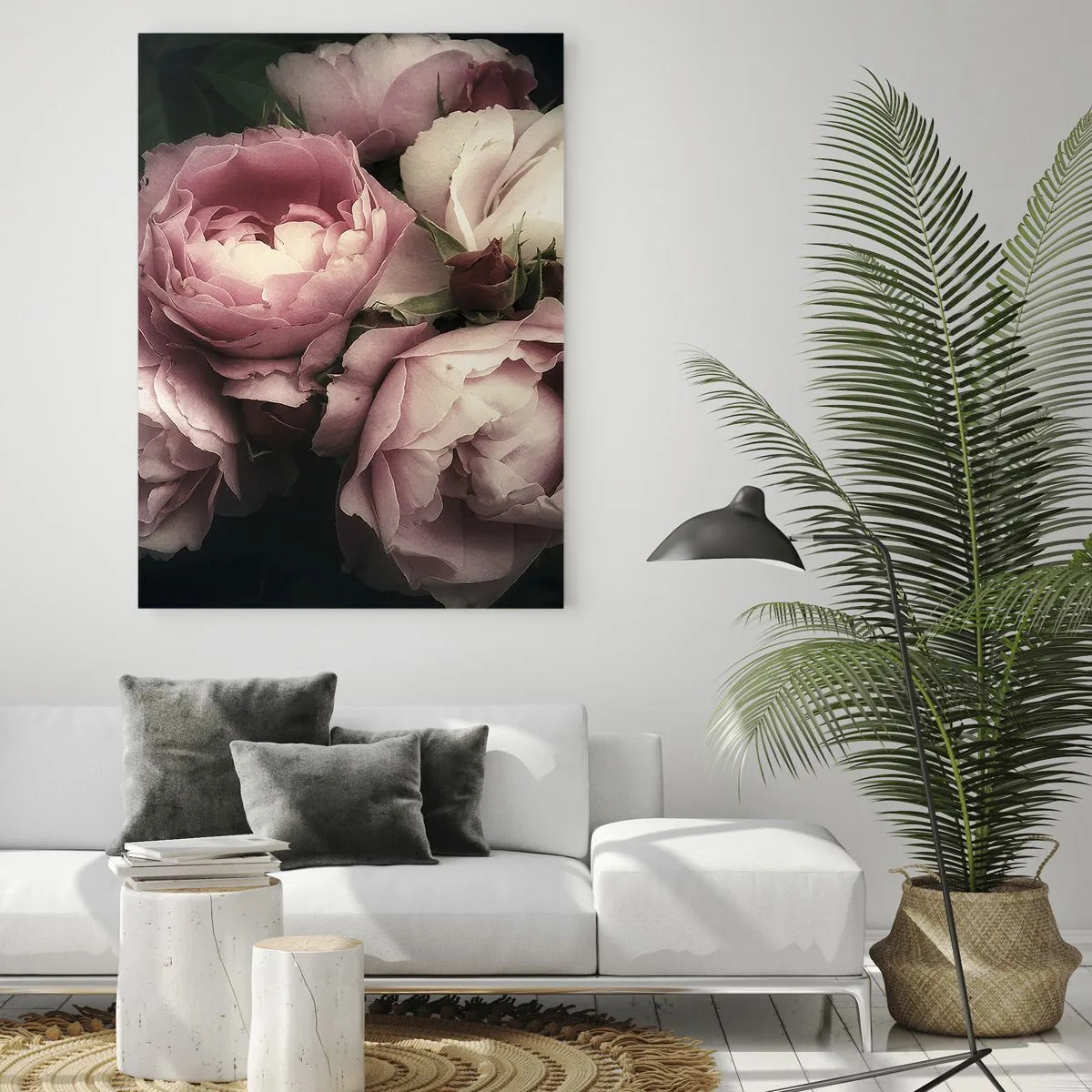 Glastavla - Bild på glas - Belle epoque charm - 50x70 cm