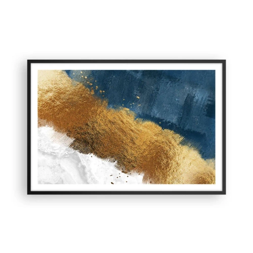 Affisch i svart ram - Sommarens färger - 91x61 cm