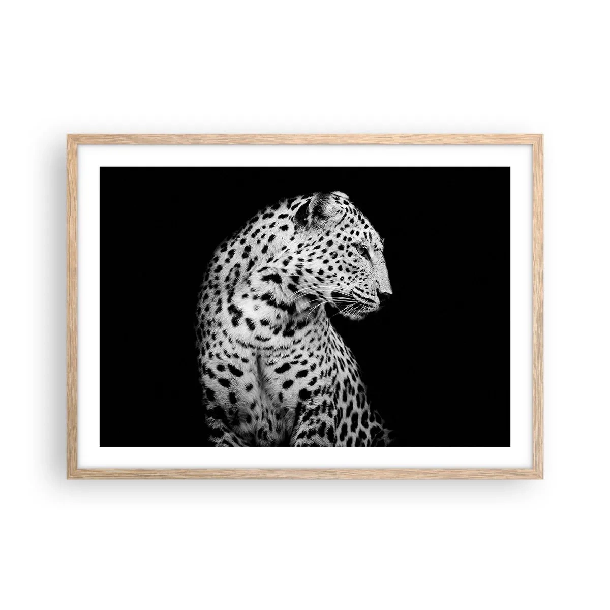 Affisch i ram av ljusek - Perfekt höger profil! - 70x50 cm