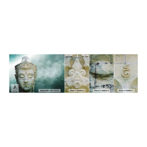 Fototapet Prov Standard Eco - På jakt efter ljus - Buddha, Buddha staty, Asien - 100x30 cm